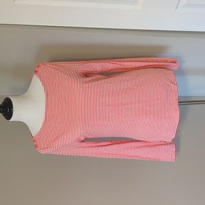 Vineyard Vines boat neck, long sleeve top, size medium